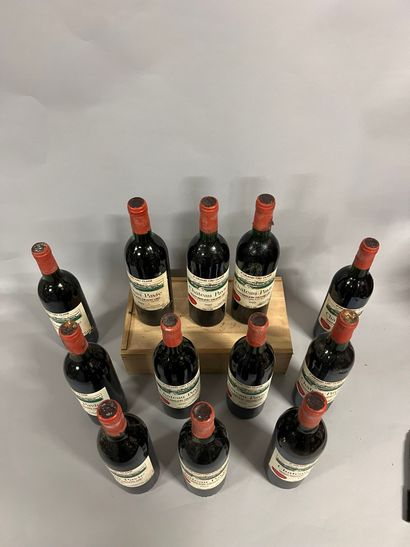 12 bottles Château PAVIE, 1° Grand Cru St-Emilion...