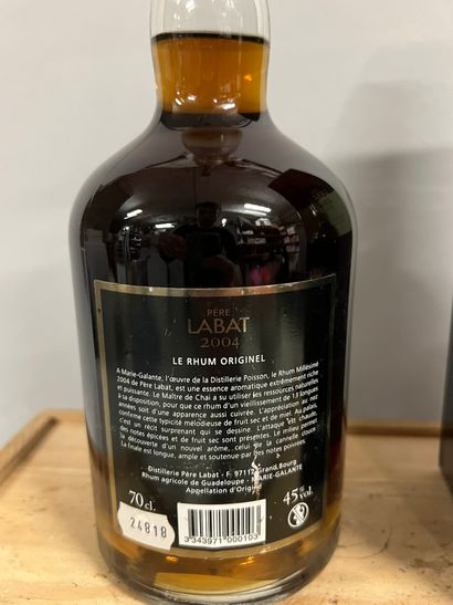 1 bottle RHUM Guadeloupe, Père Labat 2004...