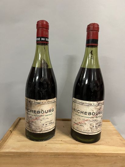 2 bottles RICHEBOURG, DRC 1971 (ea, elt,...