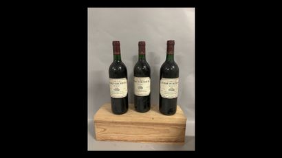 3 bottles LES HAUTS DE PONTET, Pauillac 1989...