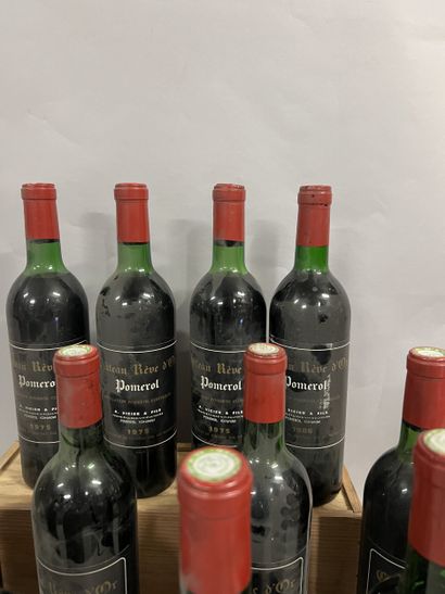 12 bottles Château REVE D'OR, Pomerol 1975...