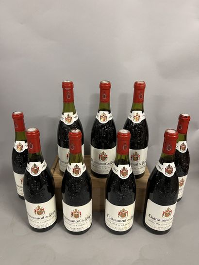 9 bottles CHATEAUNEUF-DU-PAPE 
