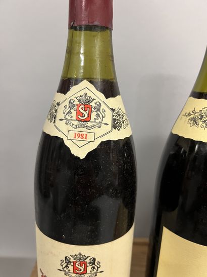 3 bottles HERMITAGE M. Sorrel (1981 TLB,...