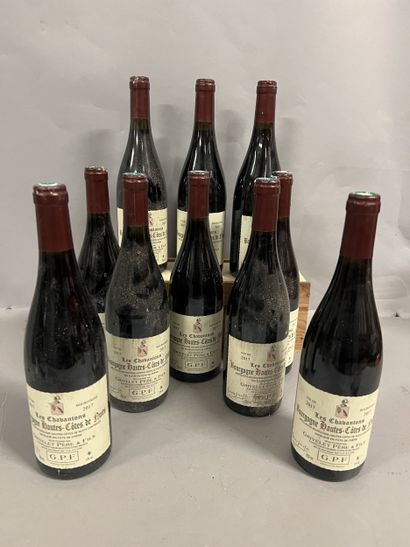 10 bottles HAUTES-COTES-DE-NUITS Grivelet...