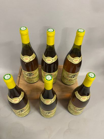 6 bottles CORTON CHARLEMAGNE, Pavelot 19...