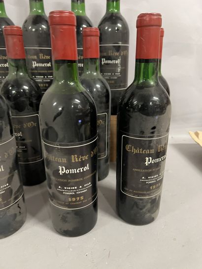 12 bottles Château REVE D'OR, Pomerol 1975...