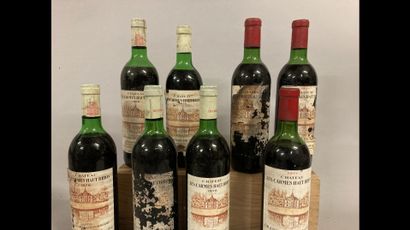 8 bottles Château LES CARMES HAUT-BRION Pessac-Léognan...