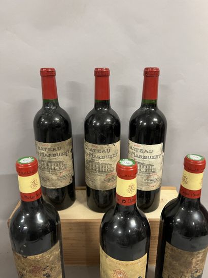 6 bottles SAINT-ESTEPHE DIVERS, (3 Ch. Haut-Marbuzet...