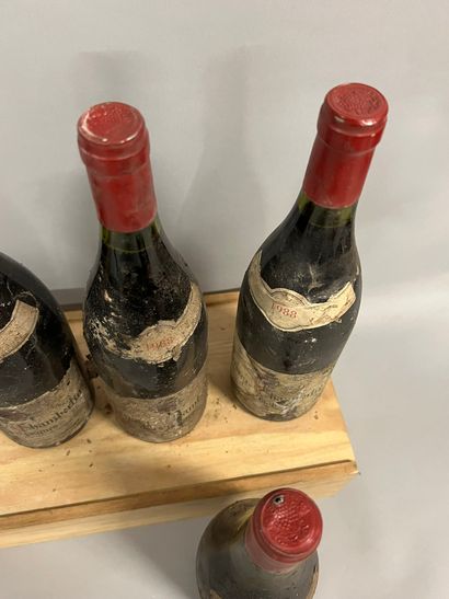 4 bouteilles GEVREY-CHAMBERTIN 