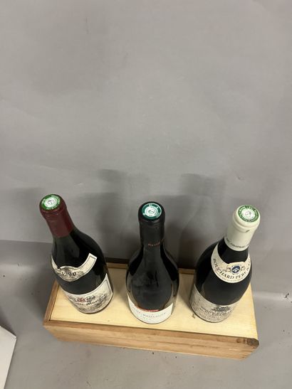 3 bouteilles COTE DE NUITS DIVERS, (1 Bouchard...