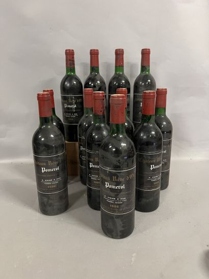 12 bottles Château REVE D'OR, Pomerol (11...