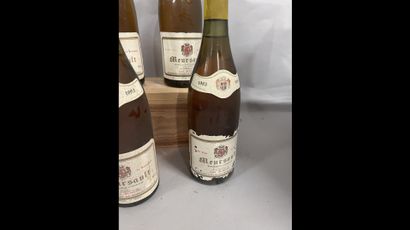 6 bottles MEURSAULT J. Buisson 1983 (ela,...
