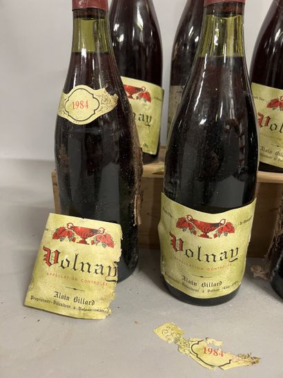 6 bouteilles VOLNAY A. Billard 1984 (eta,...