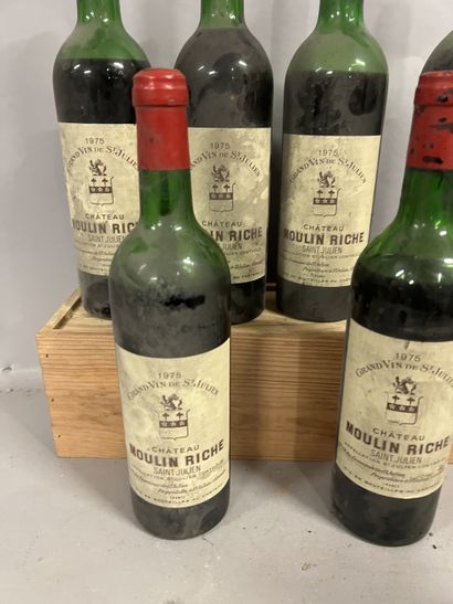 6 bottles Château MOULIN RICHE, Saint-Julien...
