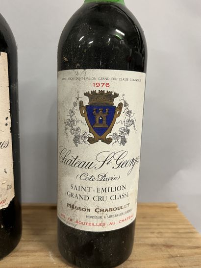 2 bottles Château ST GEORGES-COTE-PAVIE,...