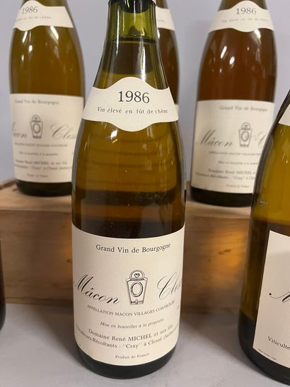 6 bottles MACON CLESSE, René Michel 1986