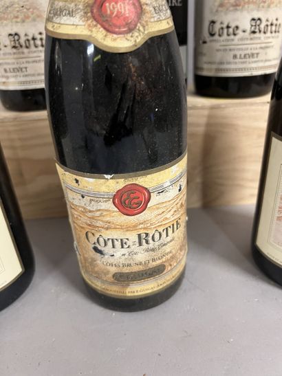 5 bouteilles COTE-ROTIE, ( 2 Guigal 2011:...