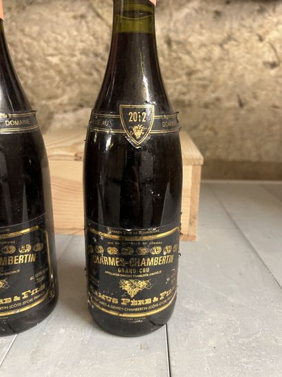 2 bottles CHARMES-CHAMBERTIN Camus 2012 (es,...