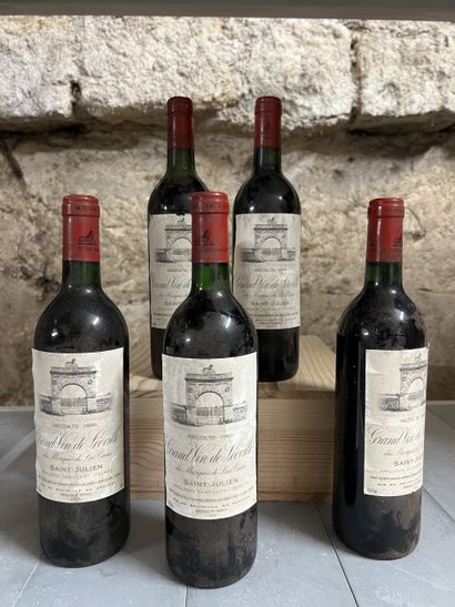 5 bottles Château LEOVILLE-LAS-CASES, 2°...