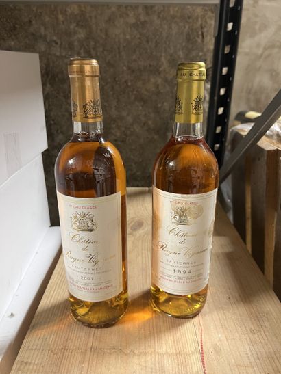 2 bottles Château RAYNE-VIGNEAU, 1° cru Sauternes...