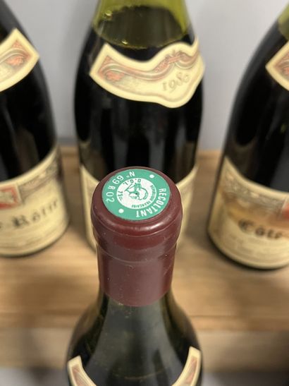 6 bottles COTE-ROTIE, P. Barge 1980 (3 LB,...