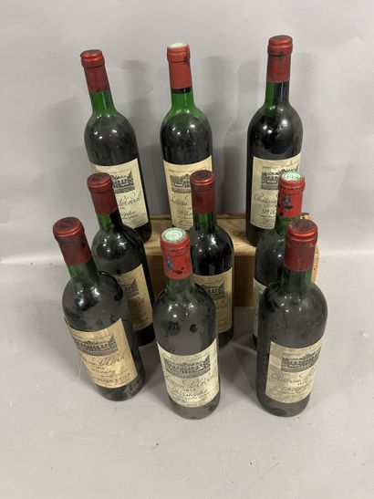 9 bottles Château LE CROCK, Saint-Estèphe...