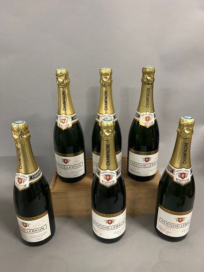 6 bottles CHAMPAGNE 
