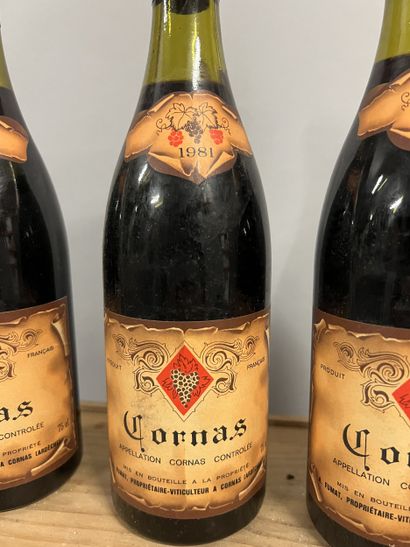 3 bottles CORNAS A. Fumat 1981 (TLB)