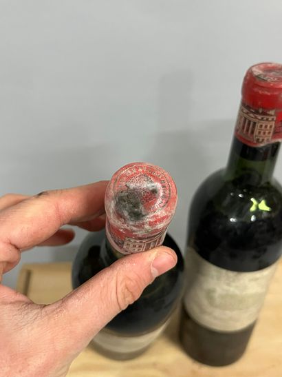 2 bottles Château MARGAUX, 1° cru Margaux...