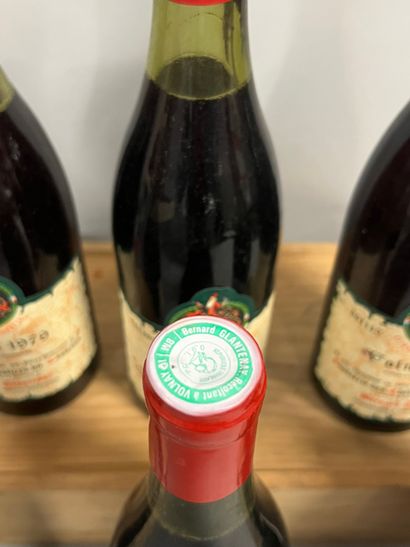 6 bottles VOLNAY B. Glantenay 1979 (5 LB,...