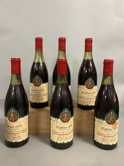 6 bottles VOLNAY B. Glantenay 1979 (5 LB,...