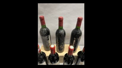 10 bottles SAINT-EMILION DIVERS (2 Ch. La...