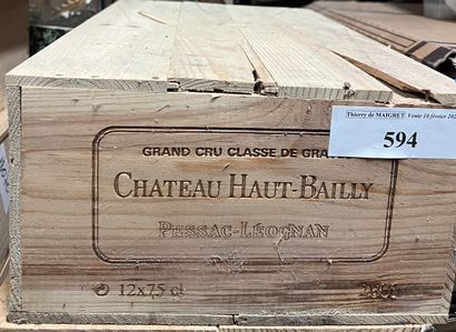 12 bottles Château HAUT BAILLY, Pessac-Léognan...