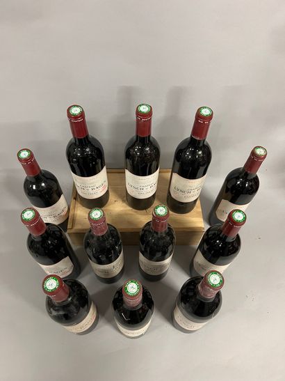 12 bottles Château LYNCH-BAGES, 5° cru Pauillac...