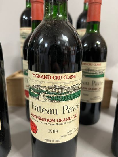 12 bottles Château PAVIE, 1° Grand Cru St-Emilion...