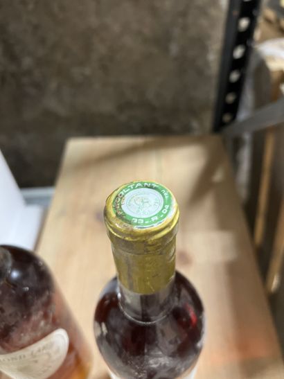 2 bottles Château RAYMOND-LAFON, Sauternes...