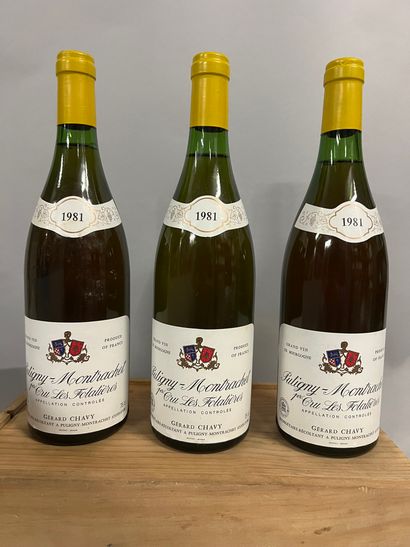 3 bouteilles PULIGNY-MONTRACHET 