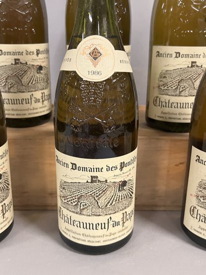 6 bottles CHATEAUNEUF-DU-PAPE white, A. Granier...