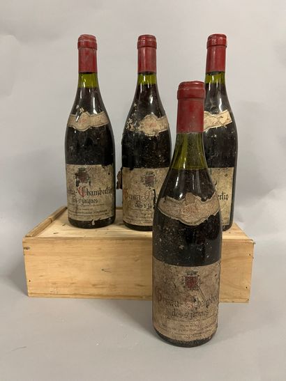 4 bouteilles GEVREY-CHAMBERTIN 