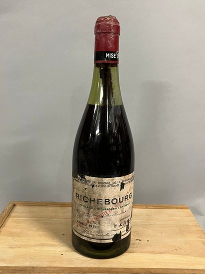 1 bottle RICHEBOURG, DRC 1971 (ea, elt, MB,...