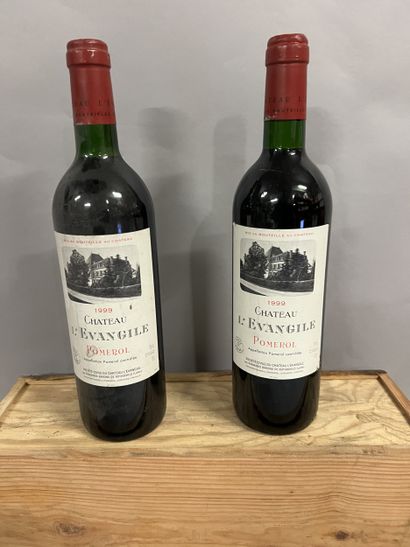 2 bottles Château L'EVANGILE, Pomerol 1999...
