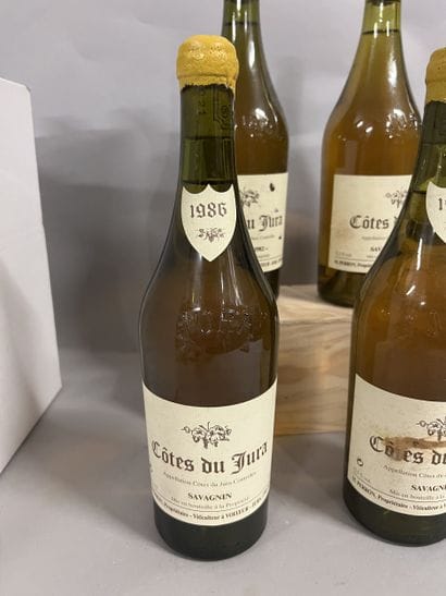 6 bottles COTES DU JURA Savagnin, M. Perron...