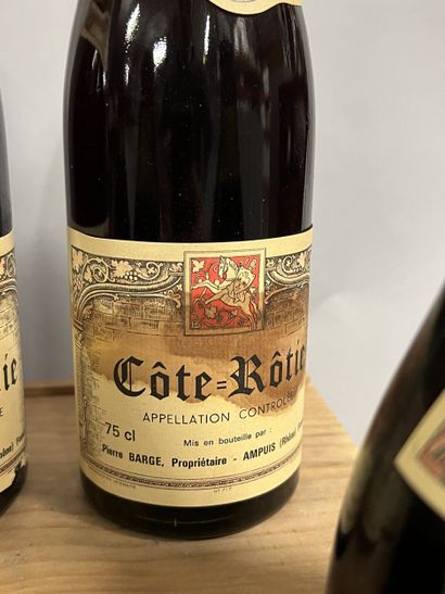 6 bottles COTE-ROTIE, P. Barge 1980 (3 LB,...
