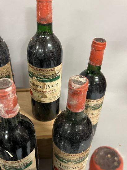 12 bottles Château PAVIE, 1° Grand Cru St-Emilion...