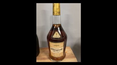 2 bottles COGNAC DIVERS (1 Bisquit-Dubouché;...