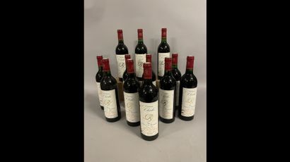 12 bottles Château CLARKE, Listrac 1982 (elt,...