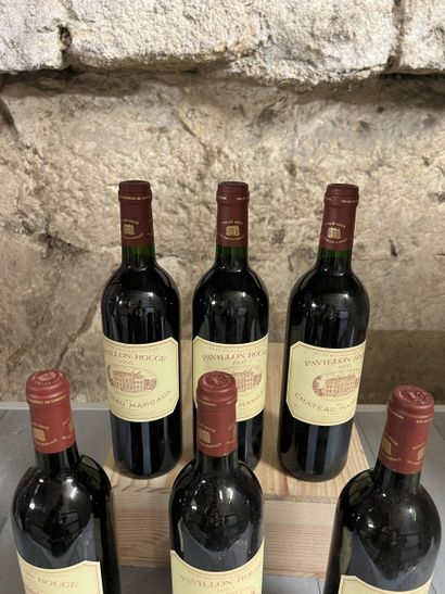 6 bottles PAVILLON ROUGE DU Château MARGAUX,...