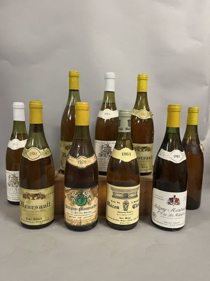 9 bottles BOURGOGNE DIVERS, (Macon-Clessé...