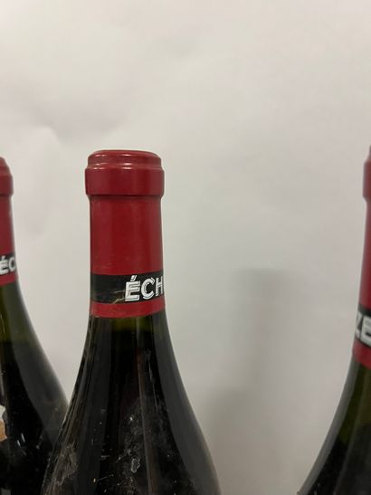 3 bouteilles ECHEZEAUX, DRC 1991 (ea, très...