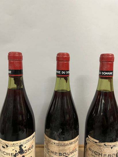 3 bottles RICHEBOURG, DRC 1971 (ea, TLB)